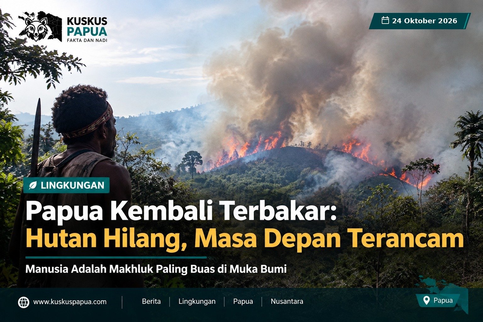 Hutan Papua di Ambang Kehancuran: Ketika Manusia Menjadi Ancaman bagi Alam